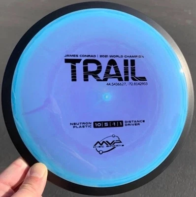 Axiom MVP Neutron Trail Transitional Color Swirl Beauty Conrad Series Disc Golf - Image 1 of 4