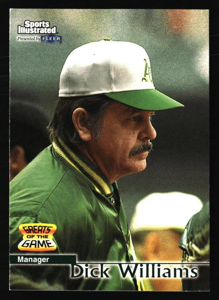 Dick Williams 1999 Sports Illustrated Greats of the Game #89 BASEBALL Card - Image 1 of 2