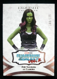 2021 Black Diamond Marvel Zoe Saldana Exquisite #100/125 NM - Picture 1 of 2