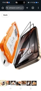 NeverBreak 9H+ Hardness for iPhone 16 Pro Max Screen Protector 12FT Military G - Photo 1 sur 8