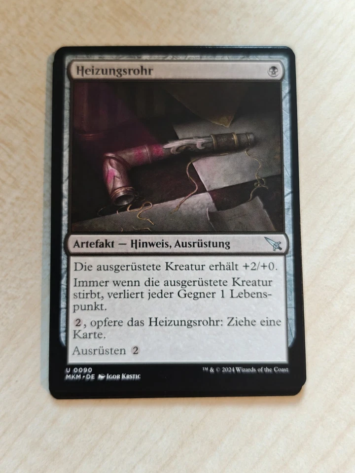 MTG MAGIC THE GATHERING MURDERS AT KARLOV MANOR Heizungsrohr - Bild 1 von 1