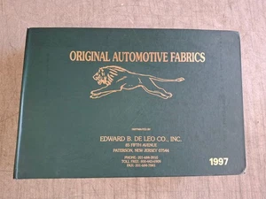 VINTAGE 1997 ORIGINAL AUTOMOTIVE INTERIOR UPHOLSTREY TRIM SAMPLE BOOK CATALOGUE - Bild 1 von 17