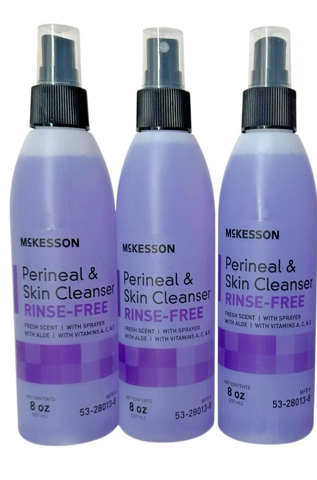 🎁 ЛОТ из 3 ** новый🎁 McKesson ополаскиватель кожи промежности очиститель спрей алоэ 8 унций🎁 - Изображение 1 из 4