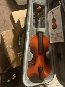 Eastar 1/4 Violin Set for Beginners, Fiddle Quarter Size with Hard Case, Rosin - Picture 1 of 8
