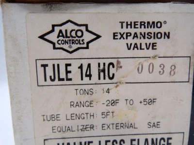ALCO CONTROLS TJLE 14 HC VALVE - Image 1 of 2