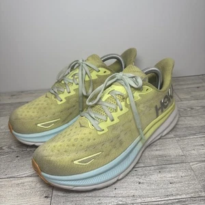 Hoka One One Clifton 9 Turnschuhe gelb zitrus leuchtend Laufschuhe Damengröße 8,5 - Bild 1 von 12