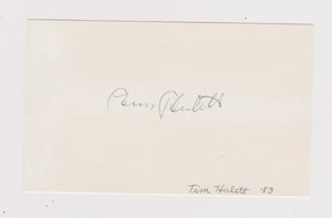 Tim Hulett - Signed 3x5 - Debut 1983 - White Sox - Picture 1 of 1