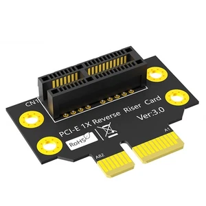 PCI-E 1X 3.0 90-Grad-Reverse-Riser-Karte, Stecker auf Buchse, für 2U-Server9124 - Bild 1 von 7