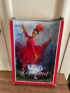 MISTY COPELAND Ballerina BARBIE DOLL 2015 NIB PINK LABEL - Picture 1 of 5