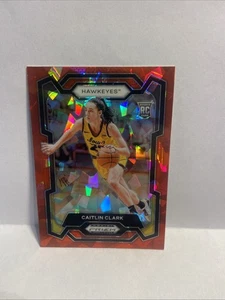 Selecciones del draft de Panini Prizm 2024 - Caitlin Clark #57 Red Ice Prizm (RC) - Imagen 1 de 6