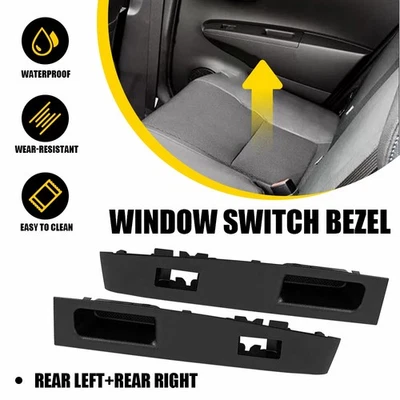 PARA 2013 2012 2014 TOYOTA YARIS LH TRASERO DERECHO MAESTRO VENTANA ELÉCTRICA INTERRUPTOR BISEL MOLDURA Foto 1 de 4