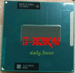 For Intel Core i7-3820QM 2.7GHz rPGA988B Quad 8MB Socket G2 Laptop CPU 4C/8T - Picture 1 of 4