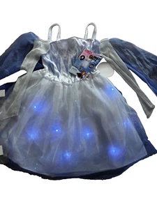 Disney Disguise Frozen Snow Queen Elsa Halloween Costume Girls Size S (4-6X) - Picture 1 of 6