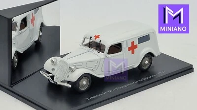 CITROEN TRACTION 11 BL FOURGONNETTE AMBULANCE 1937 SAGA TRACTION ATLAS 1/43ème - Photo 1/4