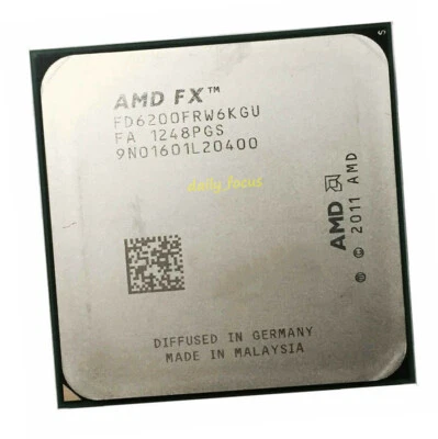 AMD FX-6200 FD6200FRW6KGU Six Core 3.8 GHz Socket AM3+ CPU Processor - Image 1 of 4