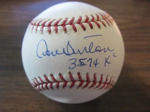 Don Sutton Autograph Signed Baseball 3574 K's Los Angeles Dodgers Ball - Picture 1 of 1