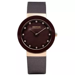 Bering Damen Uhr Armbanduhr Slim Ceramic - 11435-262-1 Meshband - Bild 1 von 2