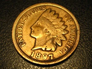 1897 Indian Head Cent - Picture 1 of 4