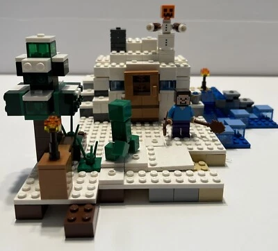 Lego 21120 Minecraft Snow Hideout with Instructions No Box - Image 1 of 4