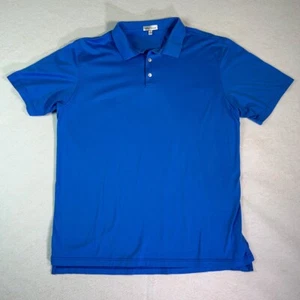 Peter Millar Men's Shirt XL Blue Golf Polo Knit Preppy Casual Summer - Picture 1 of 8