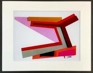 Frank Stella - 14x11 PRINT - Pre Matted - FRAME READY - Hand Signed Signature - Picture 1 of 12