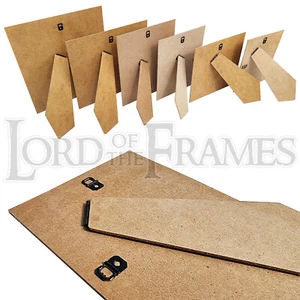 "Soporte de marco de fotos marrón de repuesto para puntales de calidad MDF 8x6""-12x10" - Imagen 1 de 16