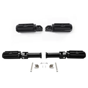 Driver & Passenger Footpegs Bracket Fit For Harley Softail Low Rider 18-25 Black - Picture 1 of 13