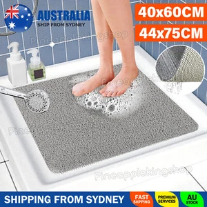 Hydro Wonder Super Comfy Shower Mat Non Slip Never Stains OR Blocks Drain Grey - Picture 1 of 11
