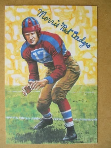 1989 Goal Line Art MORRIS 'RED' BADGRO SIGNED AUTO 3102/5000 NEW YORK GIANTS - Picture 1 of 2