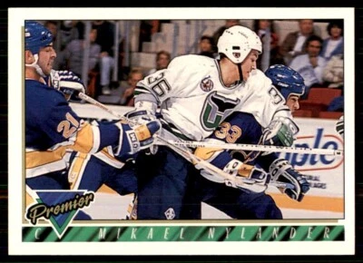 1993-94 Topps Premier Michael Nylander Hartford Whalers #99 NHL Hockey Card - Image 1 of 2