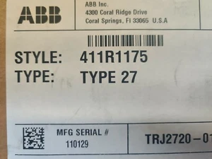 ABB 27 CIRCUIT SHIELD 411R1175 ships from California USA - Picture 1 of 6
