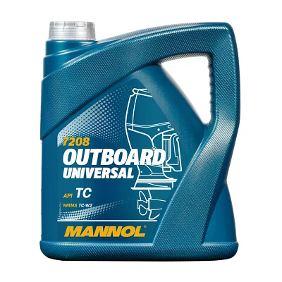 4 (1x4) Liter MANNOL Outboard Universal 2-Takt-Öl für Jet Ski / Außenborder - Bild 1 von 2