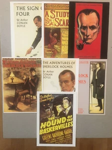 Sherlock Holmes - 7 cartes postales anglaises - 1990 - NEUF - Picture 1 of 1