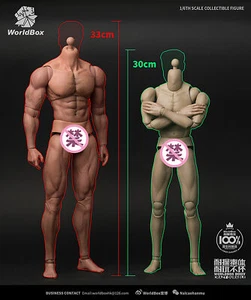 World Box 1/6 Taller Male Strong Action Figure Body AT027 Muscle Soldier Model 1 - Picture 1 of 8