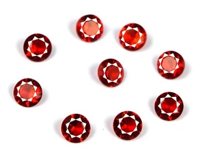 Lotto pietre preziose sciolte spinello rosso rotondo naturale 1,85 ct/9 pz certificati AGI ST12 - Foto 1 di 8