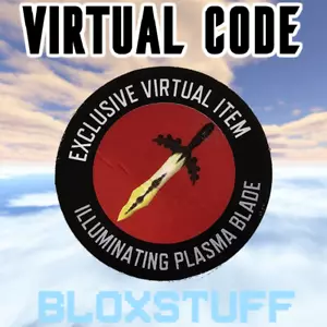 Illuminating Plasma Blade ROBLOX - Virtual Toy Code Sent in Inbox - Picture 1 of 1