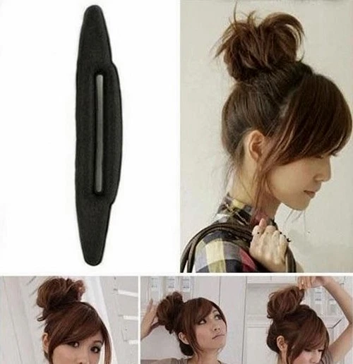 Cheveux Tornade Aide à A Coiffure Bandeau Eponge Dutt Twister Nœud - Photo 1/4