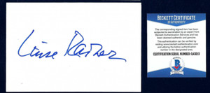 Luise Rainer signed 4x6 card BAS Authenticated Academy Award Winner