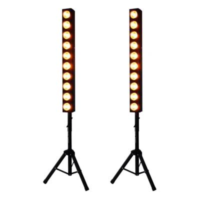 2x Citronic Amber LED Blinder Bar with Tripod Stand - Image 1 of 4