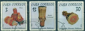 sCUBA Sc# 1741-1743 MUSICAL INSTRUMENTS Cpl set of 3 1972 used cto - Picture 1 of 1