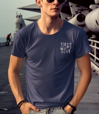 Tired Mums Club T-shirt Family Happy Mothers Day Kids Love Mom Party Fun Gifts - Image 1 of 4