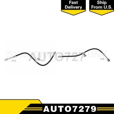 Mangueira de freio Sunsong dianteira 2 peças linha de freio hidráulica para 1979-1986 Chevrolet C30 - Imagem 1 de 4