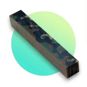 Woodland Camo Acrylic Pen Blank - 103016 - Picture 1 of 3