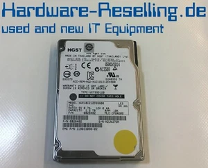 HGST 1,2 TB SAS 2.5" 6 Gb/s 64mb 10K HUC10121CLAR1200 118033088-02 0B28482 - Bild 1 von 1