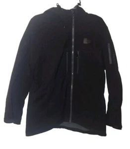 Stormtech HR-1 Epsilon 2 Softshell Women's Black Hooded Charcoal Twill Jacket XL - Picture 1 of 10