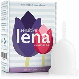Lena Copa Menstrual Fabricado EE. UU. Aprobado FDA Por Un Período Mejor Transparente - Imagen 1 de 8