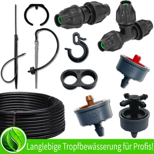 Hochwertige Tröpfchenbewässerung für Profis! Tropfschlauch, Tropfer & Zubehör - Picture 1 of 45