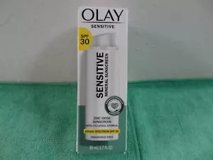 OLAY - Sensitive Mineral Sonnencreme - LSF 30 - Exp 02/25 - 1,7 FL Unzen/50 ml - NEU - Bild 1 von 6