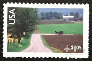 2012 Scott #C150, $1.05, AIRMAIL - LANCASTER COUNTY, PA - Single - MINT NH - Picture 1 of 1