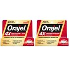 Orajel 4x For Toothache & Gum Pain Severe Cream Tube 0.33oz Lot Of 2